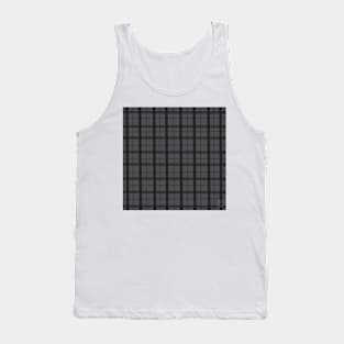 Black Check Tank Top